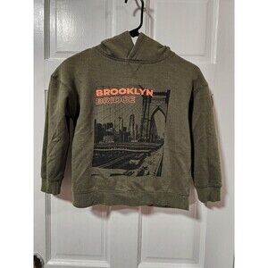 Boys Pullover Hoodie Sweatshirt Olive Green